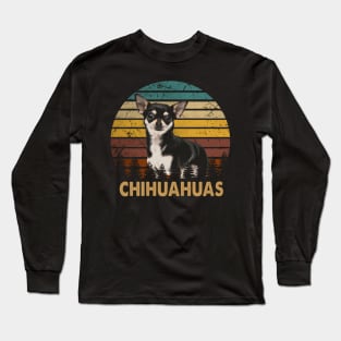 I Do What I Want Chihuahua Elegance, Tee Talk Triumph for Dog Admirers Long Sleeve T-Shirt